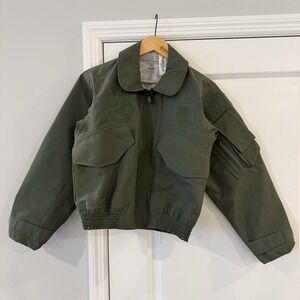VTG USAF Flight Cold Weather Waterproof CWU-107/P Jacket Womens Small Short